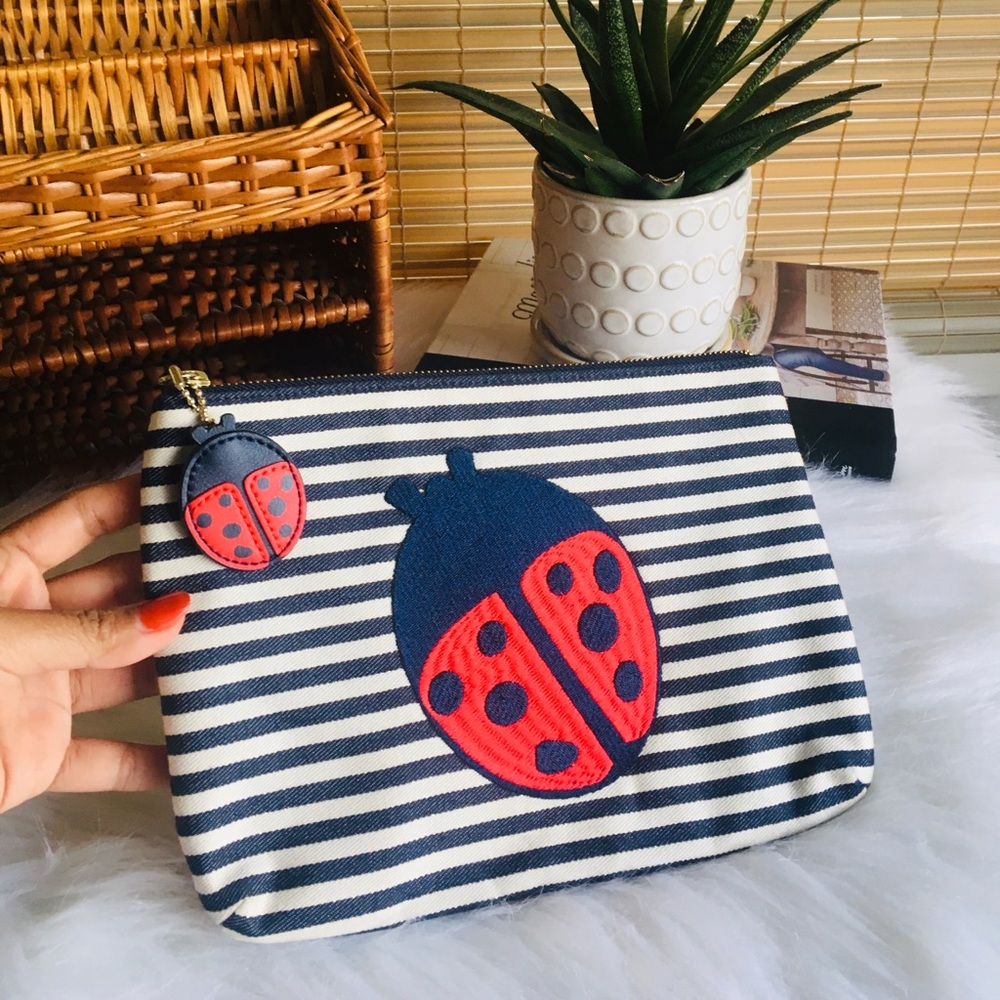 NWOT TALBOTS Ladybug pouch